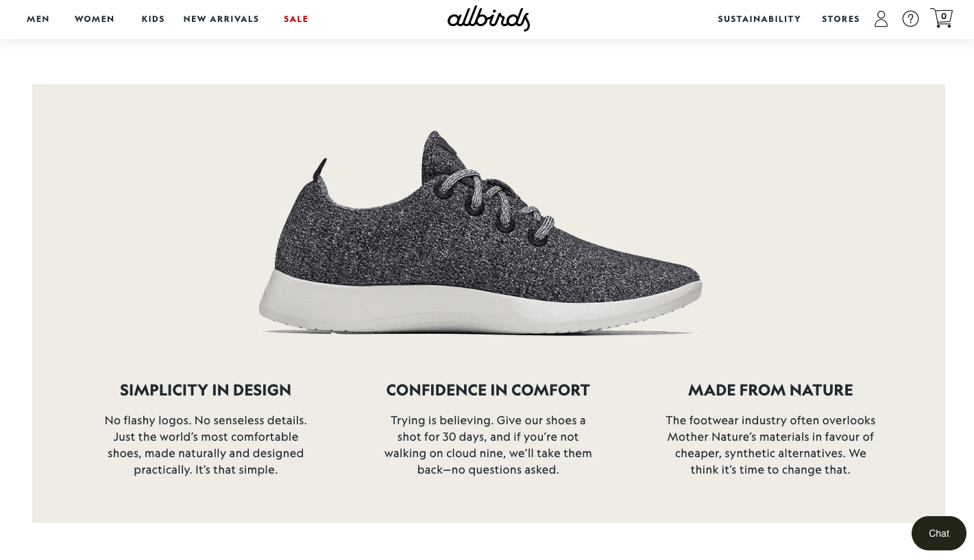 Allbirds our story